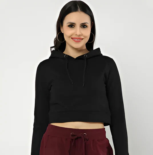 Women's Crop Hoodie